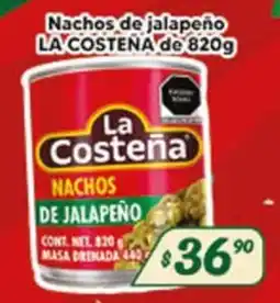 El Florido La Costeña nachos de jalapeño oferta