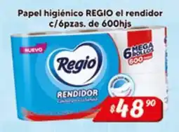 El Florido Regio el rendidor papel higiénico oferta