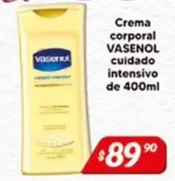 El Florido VASENOL crema corporal cuidado intensivo oferta