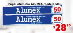 El Florido Alumex papel aluminio modelo 50 oferta