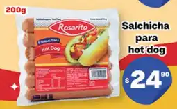 El Florido Rosarito salchicha para hot dog oferta