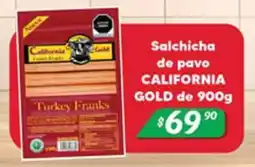 El Florido California Gold salsicha de pavo oferta
