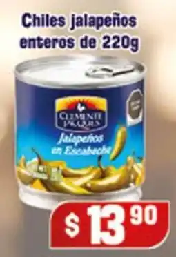 El Florido Clemente Jacques chiles jalapeños enteros oferta