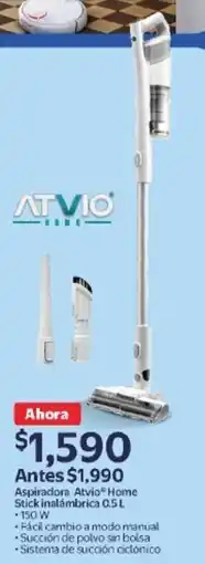Walmart Aspiradora atvio home stick inalámbrica oferta