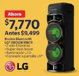 Walmart Lg bocina bluetooth oferta