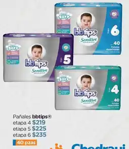 Chedraui Bbtips pañales oferta