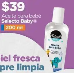 Chedraui Selecto baby aceite para bebé oferta
