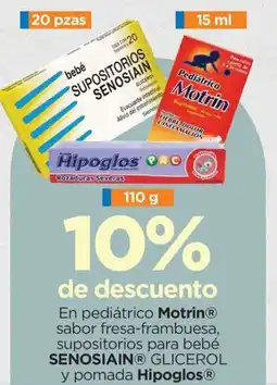 Chedraui Motrin, Senosiain y Hipoglos oferta