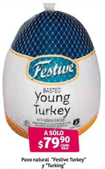 Soriana Híper Pavo Natural Festive Turkey y Turking oferta