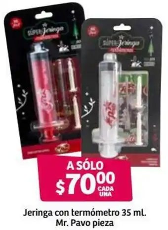 Soriana Híper Jeringa con Termómetro 35ml Mr. Pavo Pieza oferta