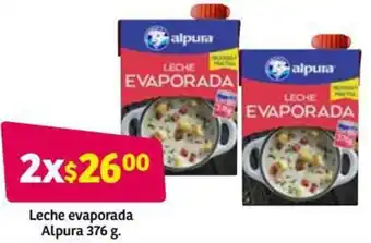 Soriana Híper Leche Evaporada Alpura 376g oferta