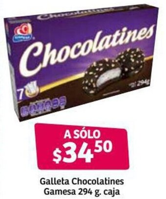 Soriana Híper Galleta Chocolatines Gamesa 294g Caja oferta