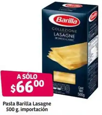 Soriana Híper Pasta Barilla Lasagne 500g Importación oferta