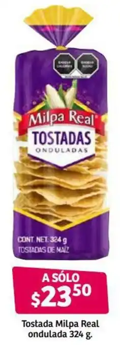 Soriana Híper Tostada Milpa Real Ondulada 324g oferta