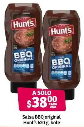 Soriana Híper Salsa BBQ Original Hunt's 620g Bote oferta