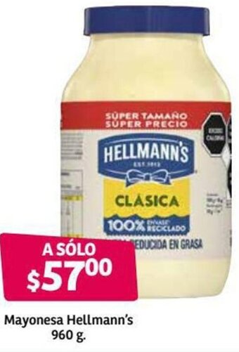 Soriana Híper Mayonesa Hellmann's 960g oferta