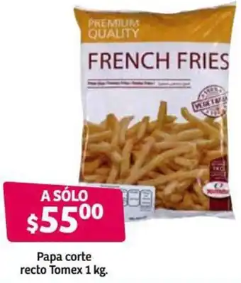 Soriana Híper Papa Corte Recto Tomex 1kg oferta