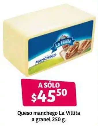 Soriana Híper Queso Manchego La Villita a Granel 250g oferta