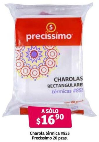 Soriana Híper Charola Térmica #855 Precíssimo 20 pzas oferta