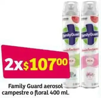 Soriana Híper Familt Guard Aerosol Campestre o Floral 400ml oferta