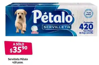 Soriana Híper Servilleta Pétalo 420pzas oferta