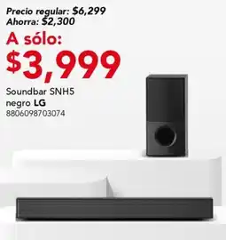 City Club LG soundbar SNH5 negro oferta