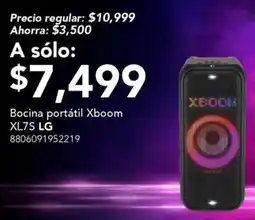 City Club Lg bocina portátil xboom XL7S oferta