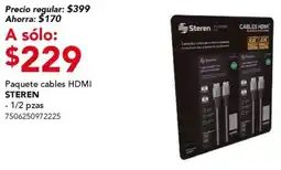 City Club Steren paquete cables hdmi oferta