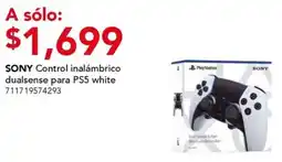 City Club Sony control inalámbrico dualsense para ps5 white oferta