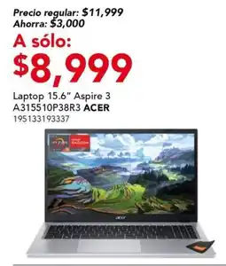 City Club Acer laptop 15.6" aspire 3 oferta