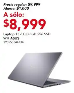City Club Asus laptop 15.6 c13 oferta