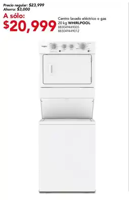 City Club Whirlpool centro lavado eléctrico o gas oferta