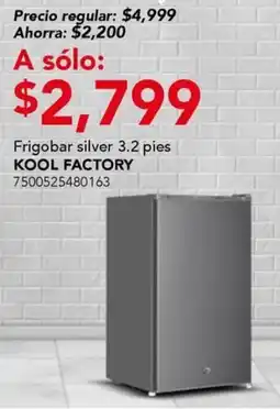 City Club Kool factory frigobar silver oferta