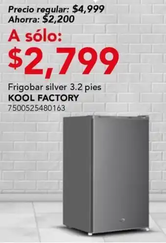City Club Kool factory frigobar silver oferta