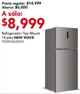 City Club New wave refrigerador top mount 14 pies oferta