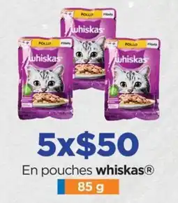 Chedraui En pouches whiskas oferta