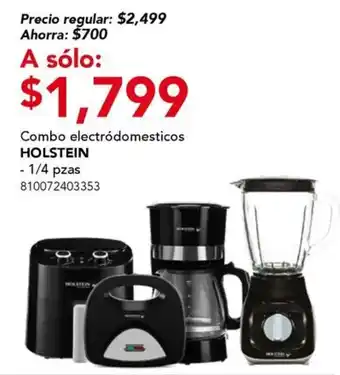 City Club Holstein combo electrodomesticos oferta