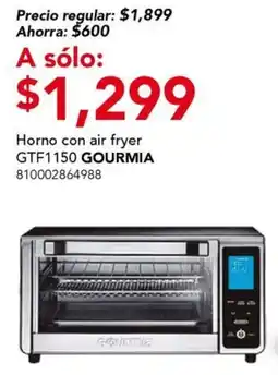 City Club Gourmia horno con air fryer GTF1150 oferta