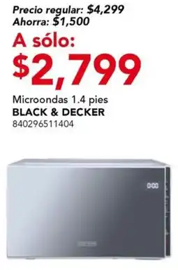 City Club Black & decker microondas oferta