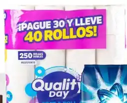 Soriana Híper Quality day papel higiénico oferta