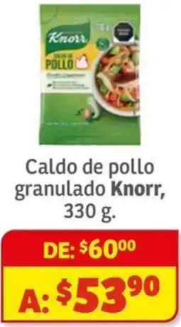 Soriana Híper Knorr caldo de pollo granulado oferta