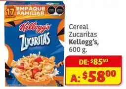 Soriana Híper Kellogg's Zucaritas cereal oferta