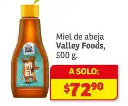 Soriana Híper Valley Foods miel de abeja oferta