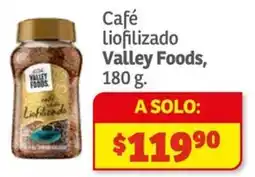 Soriana Híper Valley Foods café liofilizado oferta