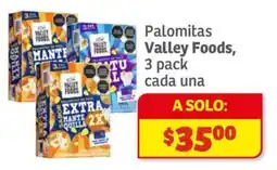 Soriana Híper Valley Foods palomitas oferta