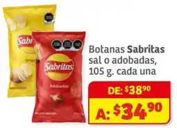 Soriana Híper Sabritas sal o adobadas oferta