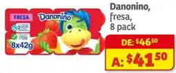 Soriana Híper Danonino, fresa oferta