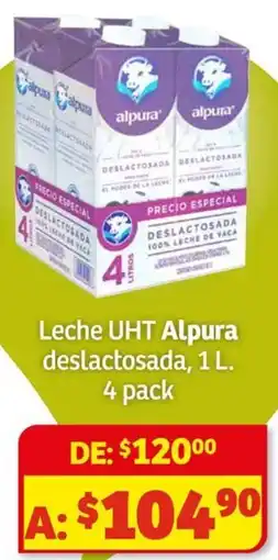 Soriana Híper Alpura leche uht deslactosada oferta
