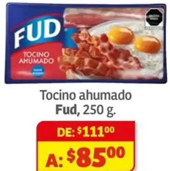 Soriana Híper Fud tocino ahumado oferta