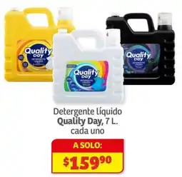 Soriana Híper Quality day detergente líquido oferta